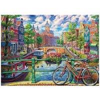 Cheatwell Games Amsterdam Canal Jigsaw Puzzle 1000 Pieces, Multi