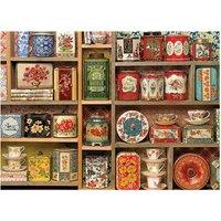 Cheatwell Games Vintage Tins Jigsaw Puzzle 1000 Pieces, Multi