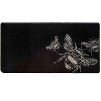 Selbrae House Slate Table Runner 50Cm X 25Cm - Bee, Black
