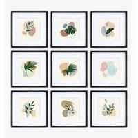 Nielsen Picture Frame Set For Gallery Wall 9 Frames 30X30Cm Black, Black