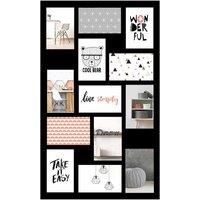 Nielsen Accent Collage Picture Frame For 13 Photos 10X15Cm Black, Black