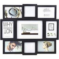 Nielsen Accent Collage Picture Frame For 9 Photos Black, Black