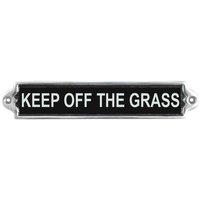 Minster Stylish Living 25cm Keep Off The Grass Sign, Multi