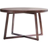 Crossland Grove Soho Retreat Round Dining Table 1200X1200X750Mm, Brown