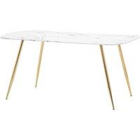 Crossland Grove Lilem Dining Table White Effect 1600X900X750Mm, White