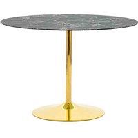 Crossland Grove Hunton Dining Table Black Effect 1100X1100X750Mm, Black