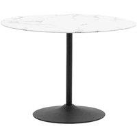 Crossland Grove Hunton Dining Table White Effect 1100X1100X750Mm, White