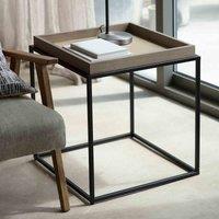 Crossland Grove Chelmsford Tray Side Table Grey 550X550X600Mm