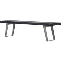 Crossland Grove Teston Dining Bench Black 1400Xx400X450Mm