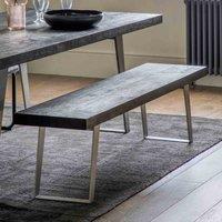 Crossland Grove Teston Dining Bench Black 1800Xx400X450Mm