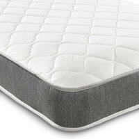 Cooltouch Essentials Hybrid Memory Foam & Pinna-coil Innerspring Value Mattress Grey 2FT6 Small Single, Grey