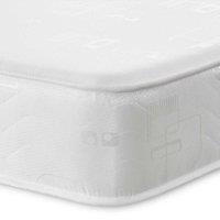 Extreme Comfort Harmony Premium Comfort-tuft Hand Tufted Pinna-coil Innerspring Sprung Mattress 23Cms Deep 4Ft6 Double 135Cmx190Cm, Cream