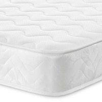 Cooltouch Colours Hybrid Memory Foam Pinna-coil Innerspring Mattress White Border 2FT6 Small Single, White