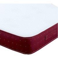 Extreme Comfort Sphere Premium Hybrid Memory Foam & Pinna-coil Innerspring Mattress With Deep Red Border 23Cms Deep Shorty 75Cmx175Cm, Red