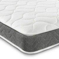 Starlight Beds Cooltouch Hybrid Memory Foam & Pinna-coil Innerspring Value Mattress With Grey Border 2FT6 Small Single, Grey
