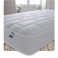 Starlight Beds Cooltouch Brilliant Diamond Hybrid Memory Foam Pinna-coil Innerspring Mattress 3FT Value Single, White