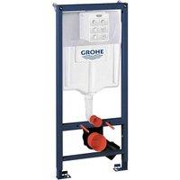 Grohe RAPID-SL 2-in-1 Toilet Frame; 6/9 Litre 3 Mode Cistern, Silver