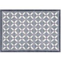 Turtle Mat Design Washable Doormat 60X85Cm Medium Multi-grip Flowerfields Grey, Grey