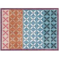 Turtle Mat Design Washable Doormat 60X85Cm Medium Multi-grip Flowerfields Painterly, Multi