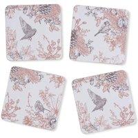 Victoria Eggs Autumn Garden Coaster Set Of 4, Multi