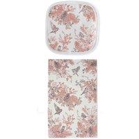 Victoria Eggs Autumn Garden Pot Grab & Tea Towel, Multi