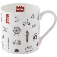 Victoria Eggs Simply London Fine Bone China Mug, Multi