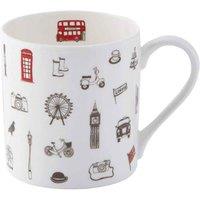 Victoria Eggs Big Smoke Fine Bone China Mug, Multi
