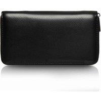 Flow Leather Travel Wallet With Rfid - Black, Black
