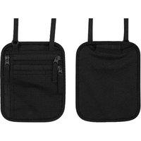 Aquarius Travel Body Wallet With Rfid Protection Passport Holder Black, Black