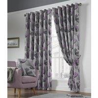 Luxury Living Amsterdam 90 X 90 Purple (ring Top Curtains), Purple