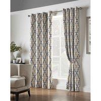 Luxury Living Georgia 90 X 90 Ochre (ring Top Curtains), Yellow