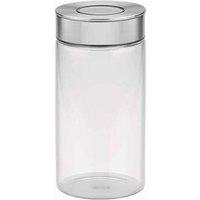 Tramontina Glass Container With Airtight Seal 10Cm Diameter 1.4L , Clear