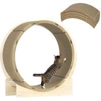 PawHut 4Pcs Cat Scratch Pad Reversible, Replacement For Cat Treadmill, 55 X 26cm, Brown