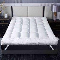 Ezysleep 4 Inch Thick Super Soft Mattress Topper Superking, White