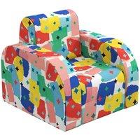 Aiyaplay Kids Armchair Foldable Toddler Chair For Bedroom Multicoloured, Multi