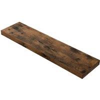 SONGMICS Vasagle Floating Shelf For Photos Decorations - Rustic Brown, Brown