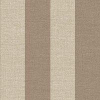 Belgravia Decor Carmella Textured Wallpaper 10m x 53cm Stripe Beige, Cream