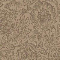 Belgravia Decor Fernhurst Wallpaper 10m x 53cm Mocha, Brown