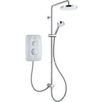 Mira Jump Dual Multi-fit 9.5 Kw Electric Shower, White