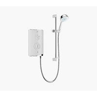 Mira Sport Manual Single Outlet 9.0Kw Electric Shower, White