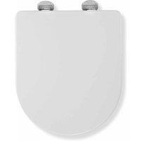 Croydex Flexi Fix Eyre D-shaped Toilet Seat, White