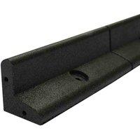 Monster Shop Flexible Lawn Edging Black 1.2M X 4, Black