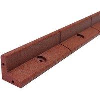 Monster Shop Flexible Lawn Edging Terracotta 1.2M X 8