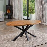 Artemis Home Dossena 170Cm Oval Dining Table, Brown