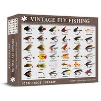Coach House Partners Limited Vintage Fly Fishing 1000 Piece Jigsaw, Multi