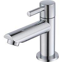 Vurtu Braughing Basin Taps 1 4 Turn Single Lever Ceramic Disc High Low Water Pressure 300 h X 215 w Chrome 628537, Silver