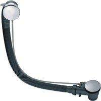 Vurtu Barkway Pop Up Bath Waste 38Mm Diameter Slotted Chrome 111112, Silver
