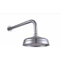 Vurtu Bensham 1895 Classic Shower Head 110 h X 230 w Chrome 641591, Silver