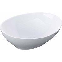 Vurtu Glacier Ceramic Basin Curved 410 h X 330 w White 410001, White