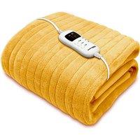 Dreamcatcher Heated Electric Soft Throw 160 X 120Cm 9 Heat Settings And Timer - Gold, Gold